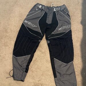 Men's Black and Gray Paintball Pants
